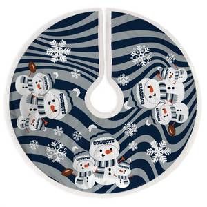 NEW PEGASUS SPORTS dallas cowboys christmas tree skirt in navy blue